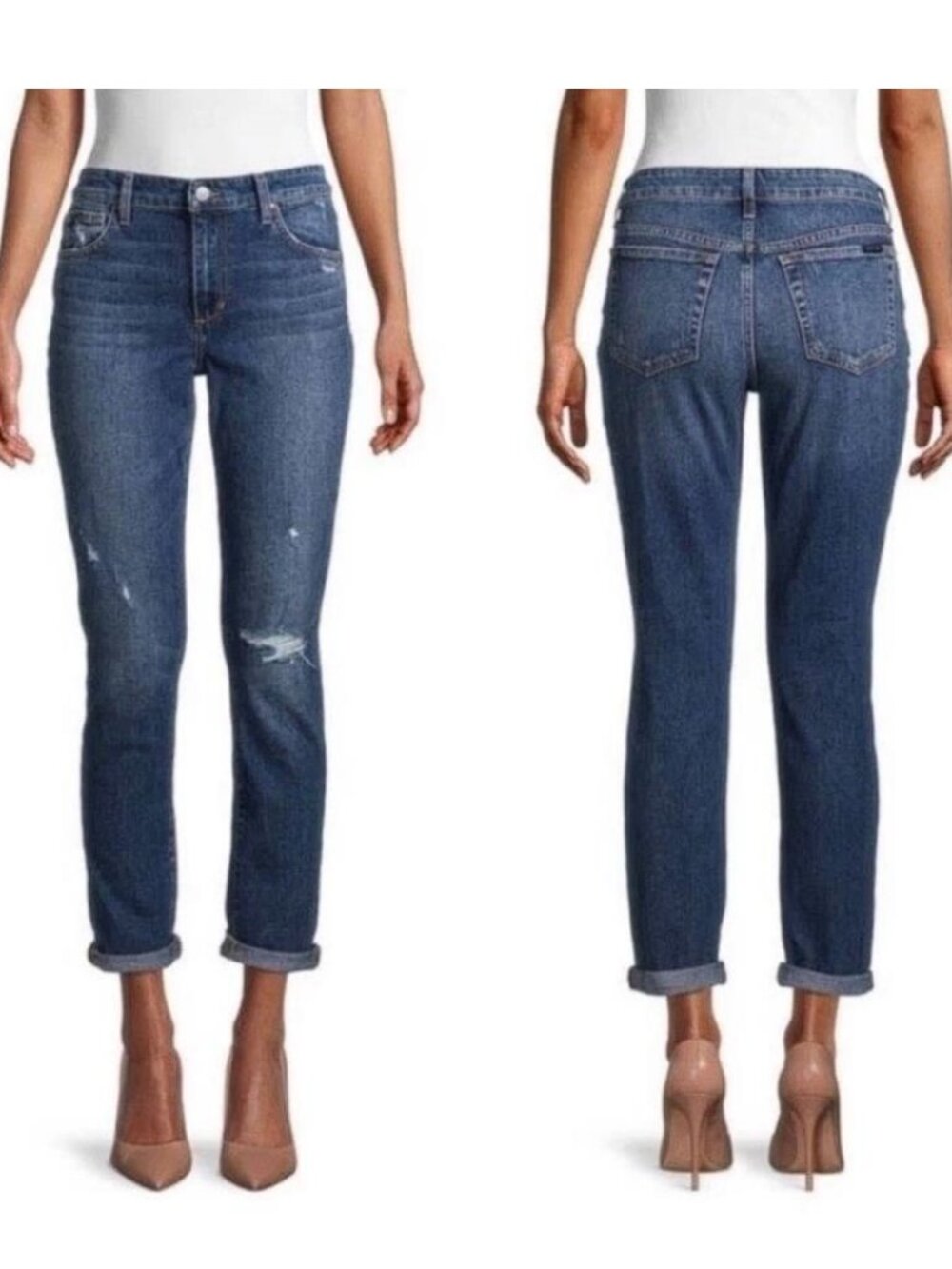 JOE'S JEANS Women's Boyfriend Slim Ankle Jeans Size 27 In Brushy